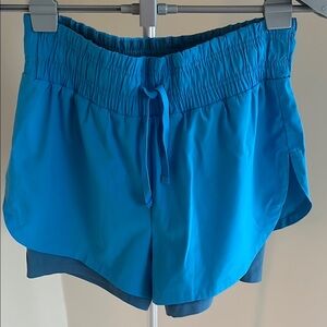 Women's Gymshark 2 in 1 running shorts